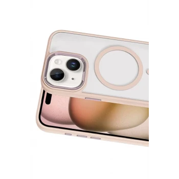 Joko Apple iPhone 15 Terea Magsafe Kapak - Pembe