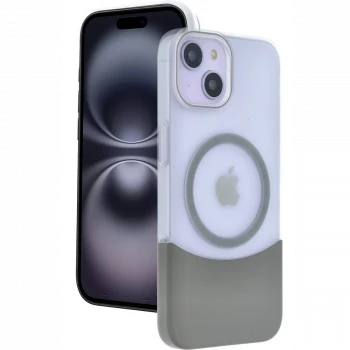 Joko Apple iPhone 15 Velar Magsafe Kapak - Natural Grey