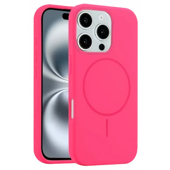 Joko Apple iPhone 16 Pro Kılıf Jully Magsafe Kapak - Pembe