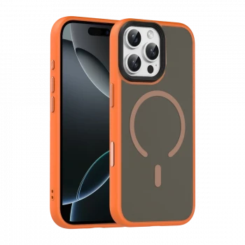 Joko Apple iPhone 16 Pro Max Megane Magsafe Kapak - Turuncu