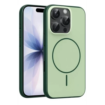 Joko Apple iPhone 16 Pro Max Neva Magsafe Kapak - Koyu Yeşil