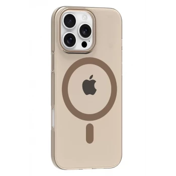 Joko Apple iPhone 16 Pro Max PC Blank Magsafe Kapak - Çöl Titanyum