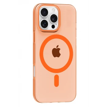 Joko Apple iPhone 16 Pro Max PC Blank Magsafe Kapak - Turuncu