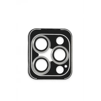 Joko Apple iPhone 16 Pro Max PVD Metal Kamera Lens - Gümüş