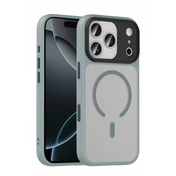 Joko Apple iPhone 17 Pro Max Megane Magsafe Kapak - Titan Gri
