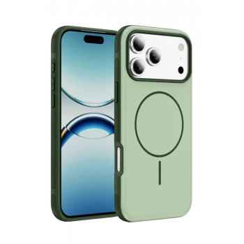 Joko Apple iPhone 17 Pro Max Neksa Magsafe Kapak- Yeşil