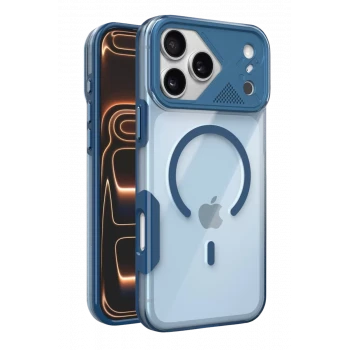 Joko Apple iPhone 17 Pro Max Zinko Magsafe Kapak - Lacivert