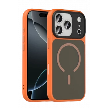 Joko Apple iPhone 17 Pro Megane Magsafe Kapak - Turuncu
