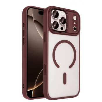 Joko Apple iPhone 18 Pro Terea Magsafe Kapak - Bordo