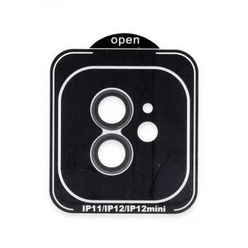 Joko Apple iPhone 11 PVD Metal Kamera Lens - Siyah