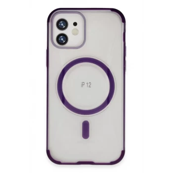 Joko Apple iPhone 12 Hilton Magsafe Kapak - Derin Mor