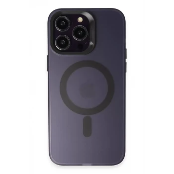 Joko Apple iPhone 14 Pro Max Kılıf Mateks Magsafe Kapak - Derin Mor