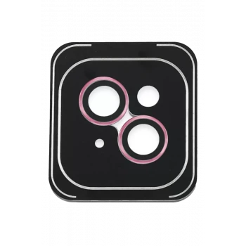 Joko Apple iPhone 14 PVD Metal Kamera Lens - Pembe