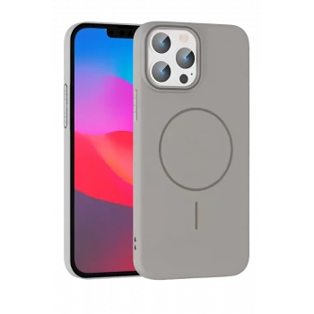 Joko Apple iPhone 15 Pro Max Broş Magsafe Kapak - Titan Gri