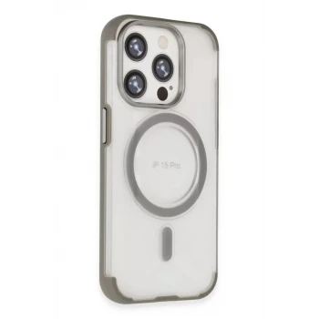 Joko Apple iPhone 15 Pro Max Hilton Magsafe Kapak - Titan Gri
