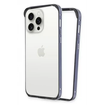 Joko Apple iPhone 15 Pro Max Land Bumper Koruma Kapak - Lacivert