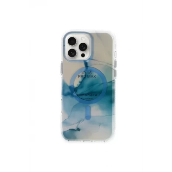 Joko Apple iPhone 16 Pro Max Phantom Magsafe Kapak - Mavi