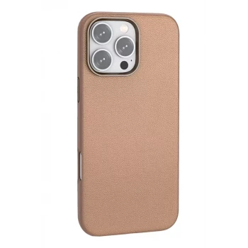 Joko Apple iPhone 16 Pro Wonder Deri Magsafe Kapak - Bronz