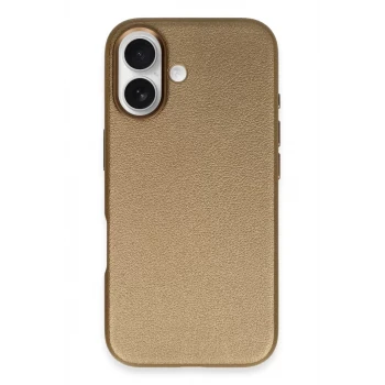 Joko Apple iPhone 16 Wonder Deri Magsafe Kapak - Bronz