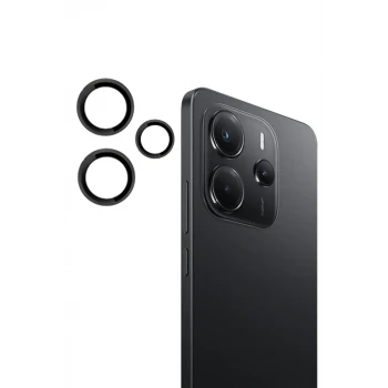 Joko Xiaomi Redmi Note 14 4G PVD Metal Kamera Lens - Siyah