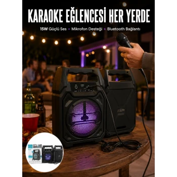 Kablosuz 6.5 İnç TWS Bluetooth Hoparlör Yeni Nesil