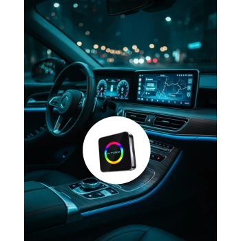 Kablosuz Android Auto CarPlay Destekli Araç Multimedya Adaptörü