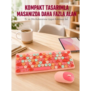 Kablosuz Bluetooth Klavye – Çoklu Cihaz Desteği, Akıllı Güç Tasarrufu Yeni Nesil