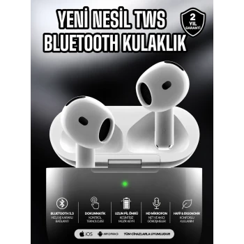 Kablosuz Bluetooth Kulaklık TWS ANC Özelliği Yüksek Ses Kaliteli