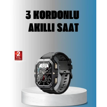 Kablosuz Şarjlı Akıllı Saat Ultra İnce Tasarım