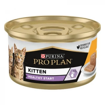 Kitten Tavuklu Yavru Kedi Konservesi 6 Adet 85 Gr