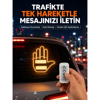 Kompakt Tasarımlı LED Jest Işığı – Selam ve Teşekkür Modları
