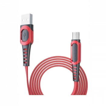 Konfulon DC01 Süper Hızlı Micro USB Kablo 1M 2.4A - Kırmızı