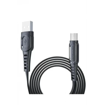 Konfulon DC01 Süper Hızlı Micro USB Kablo 1M 2.4A - Siyah