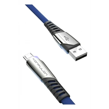 Konfulon DC16 Micro USB Kablo 1M 2.4A - Mavi