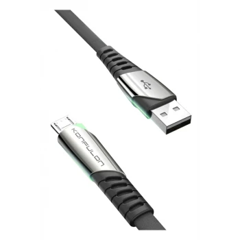 Konfulon DC16 Micro USB Kablo 1M 2.4A - Siyah
