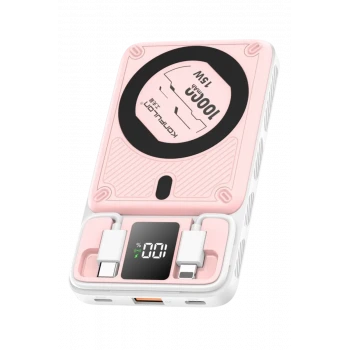 Konfulon M25W 10.000 mAh 20W PD Magsafe Powerbank - Pembe