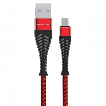 Konfulon S61 Micro USB Kablo 1.2M 2.1A - Kırmızı