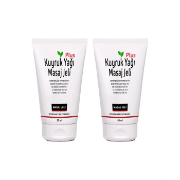 Kuyruk Yağı Masaj Jeli Plus 2 Adet 50 ml Konsantre Formül