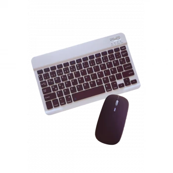 KYB71 Kablosuz Türkçe Q Klavye Mouse Set - Bordo