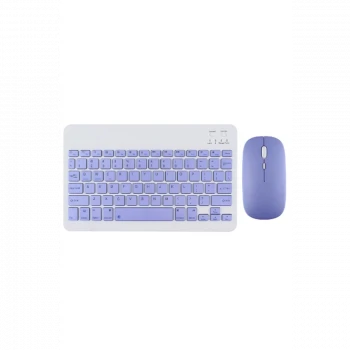 KYB71 Kablosuz Türkçe Q Klavye Mouse Set - Lila