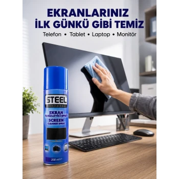 LCD, LED ve Telefon Ekranları İçin Ekran Temizleyici Sprey