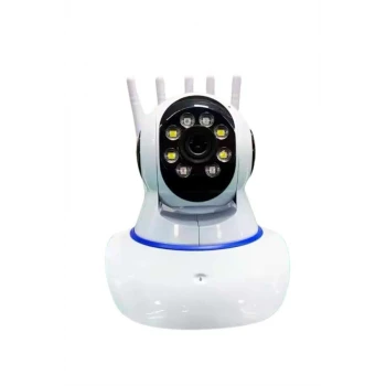 LED Aydınlatmalı 5 Antenli Motorlu 1080P Wifi Kamera Sensörlü