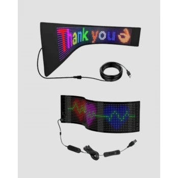 LED Matrix Piksel Panel Işığı – 5V USB, Uygulama Kontrollü