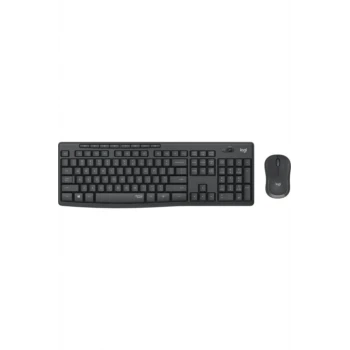 LOGITECH MK295 Q TR SESSİZ KABLOSUZ KLAVYE MOUSE SET SİYAH 920-009804