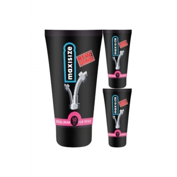 Maxsize Maxi Size 3 Adet Cream Erkeğe Özel 50 ml Şekillendirici Hareketleyici Krem