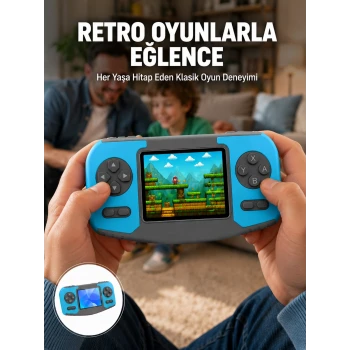 Mini Arcade Oyun Konsolu Hafif Taşınabilir Çocuk Hediyelik