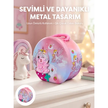 Mini Çocuk Para Kasası Gizli Saklama ve Birikim Kutusu
