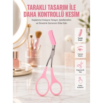 Mini Taraklı Kaş Düzeltici – Hassas Şekillendirme ve Taşınabilir Tasarım