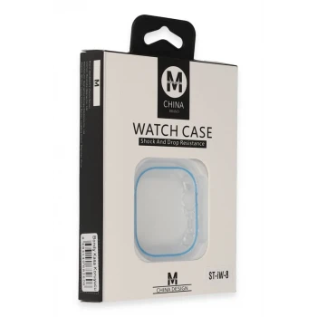 Movenchy Apple Watch Ultra 49mm Bondy Kasa Koruyucu - Mavi