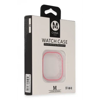 Movenchy Apple Watch Ultra 49mm Bondy Kasa Koruyucu - Pembe